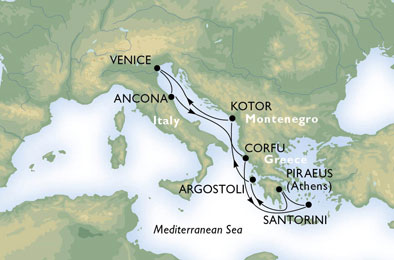 Croisi�re Italie, Gr�ce, Mont�n�gro et Croatie 
